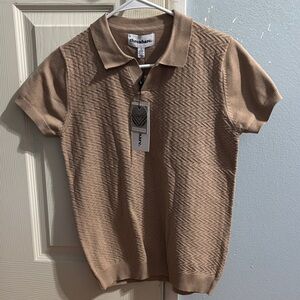 Boys Polo in Beige